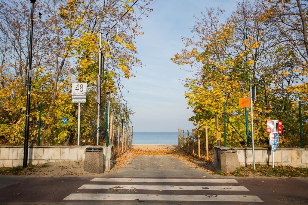 Apartament Plaza Gdańsk Buitenkant foto